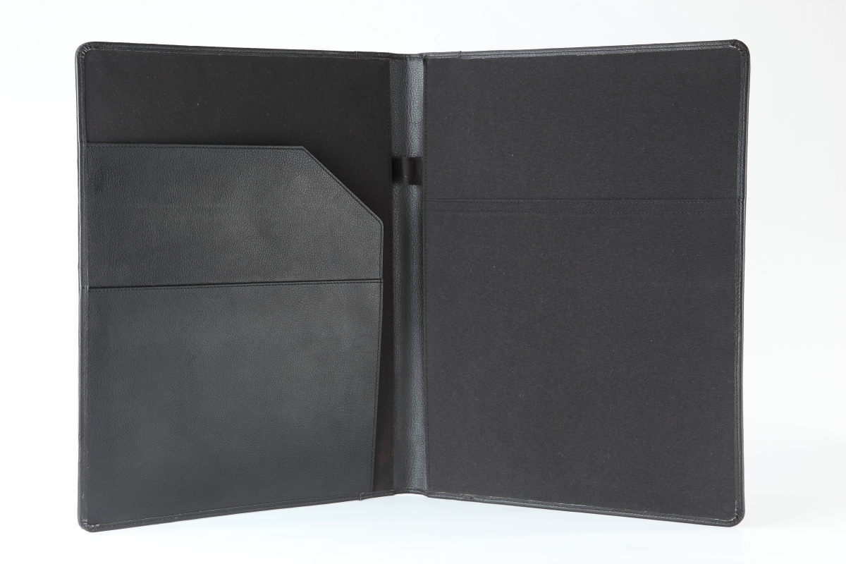 ELAN A4 Conference Foam Folder BLACK